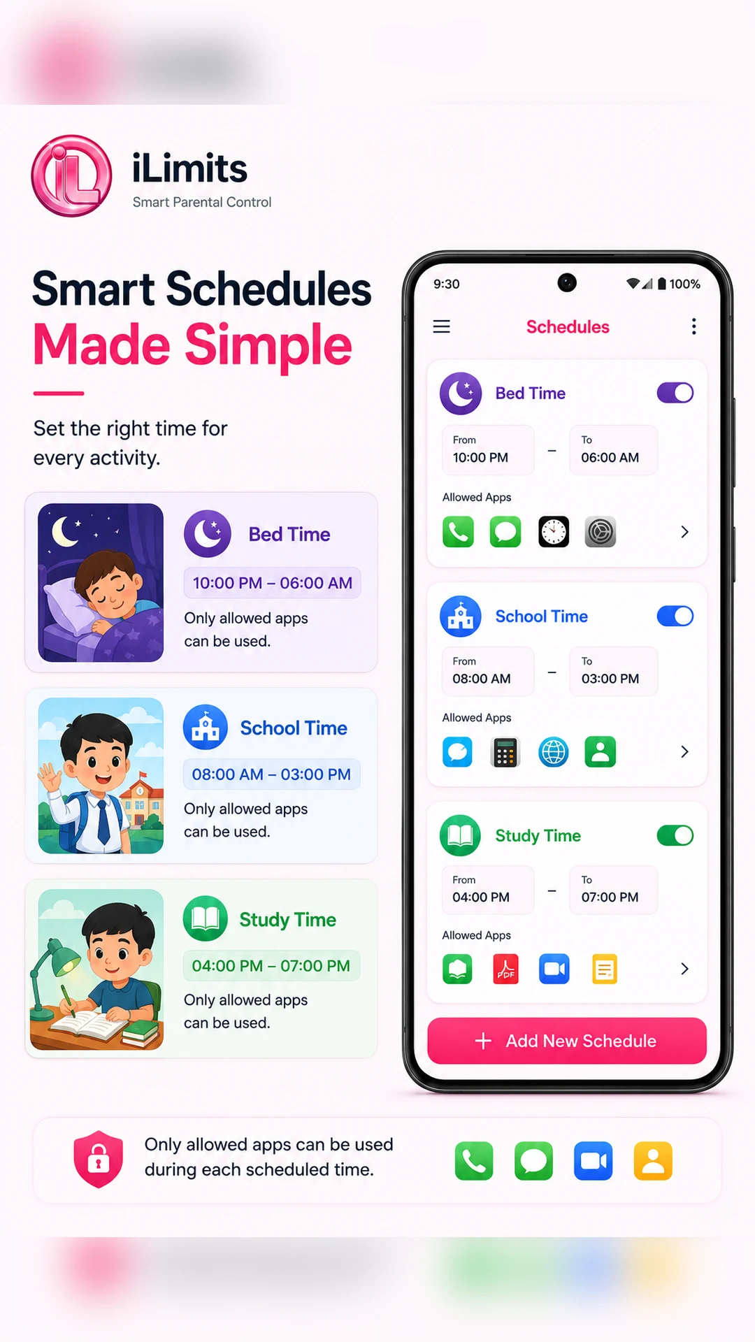 iLimits – Parental Controls screenshot