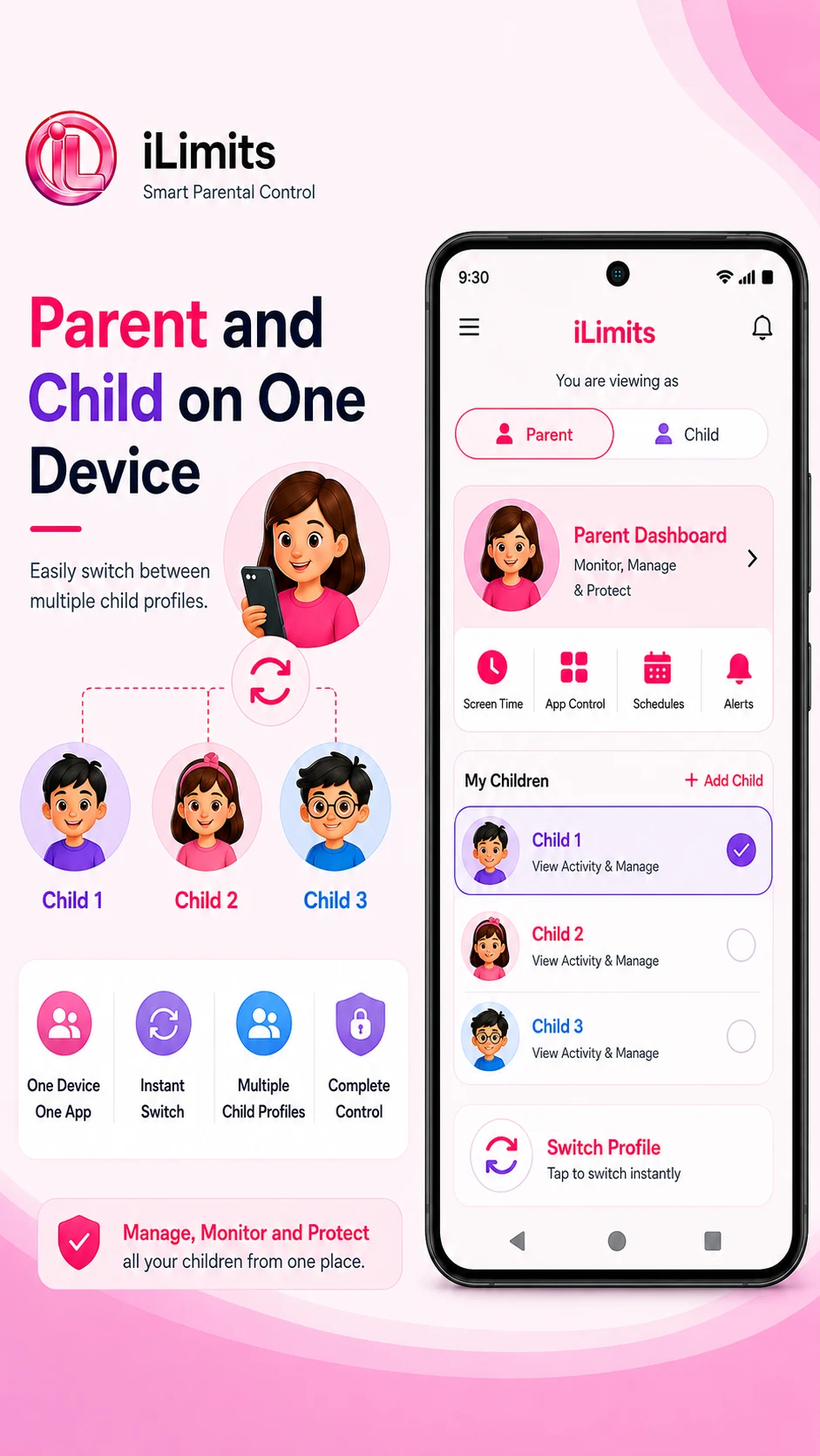 iLimits – Parental Controls screenshot