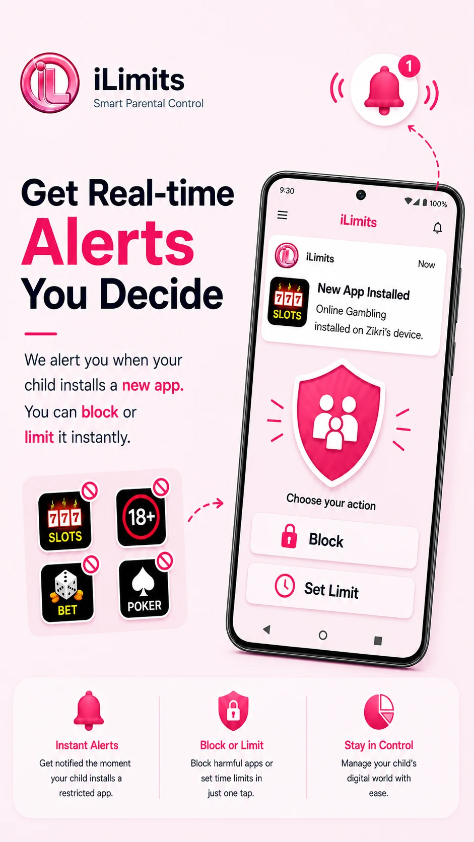 iLimits – Parental Controls screenshot